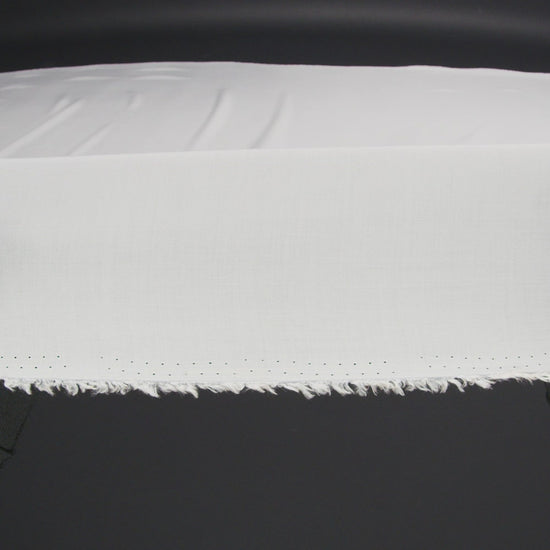 Boise White Lightweight Sustainable Rayon Challis