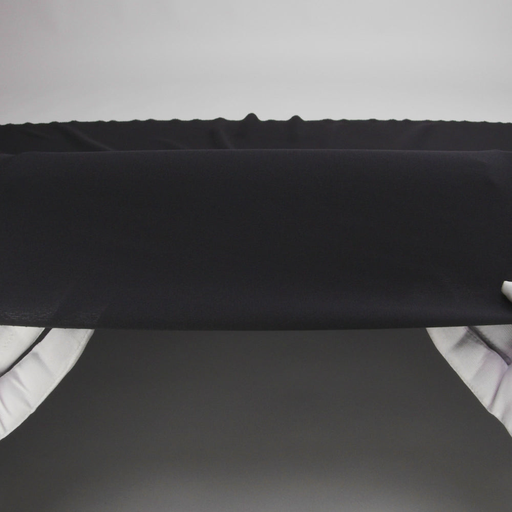 Silk Crepe de Chine - Black - Premium Collection