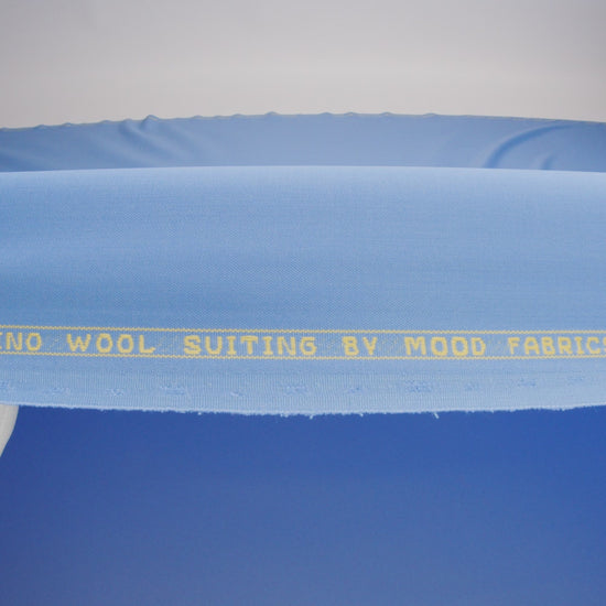 Super 120 Merino Wool Suiting - Country Blue - Finn Collection