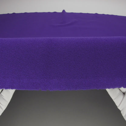 Wool and Cashmere Coating Made in Italy - Blue Violet - Alberini Collection