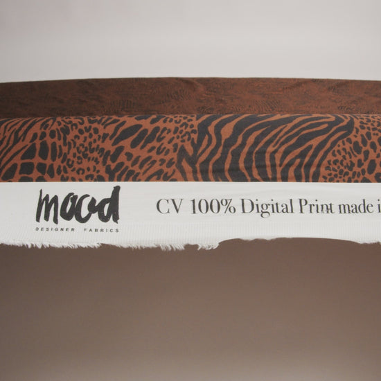 Rayon Challis - Animal Print Patchwork - Untamed Masquerade Print - Mood Exclusive Rio Collection - Image 5 of 5