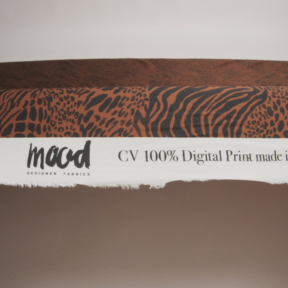 Rayon Challis - Animal Print Patchwork - Untamed Masquerade Print - Mood Exclusive Rio Collection - Image 5 of 5