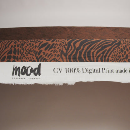 Rayon Challis - Animal Print Patchwork - Untamed Masquerade Print - Mood Exclusive Rio Collection