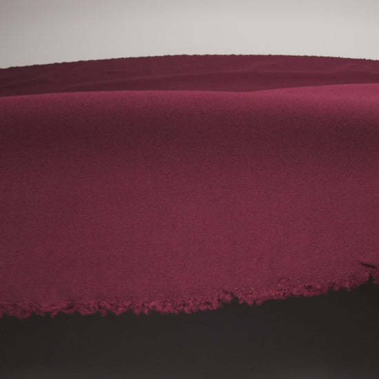 Stretch Ponte Knit - Burgundy - Papilio Collection