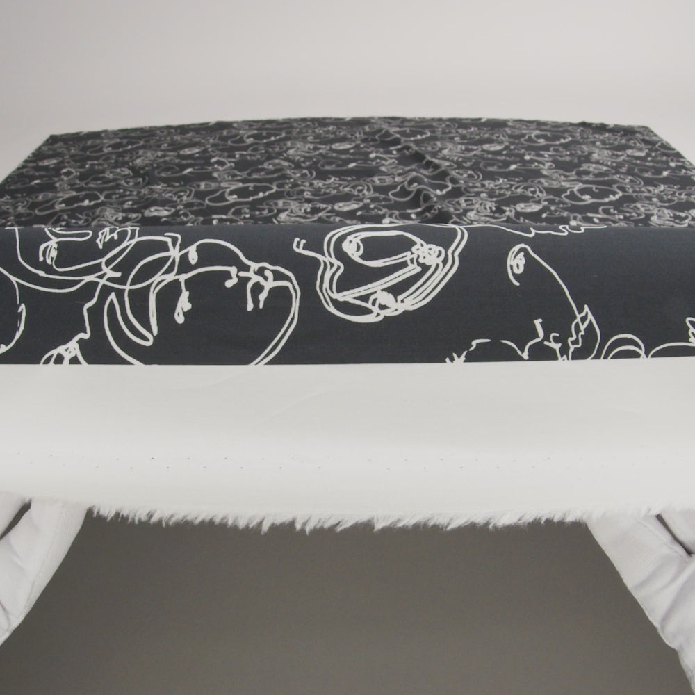 Mood Exclusive Black Candid Countenance Cotton Poplin