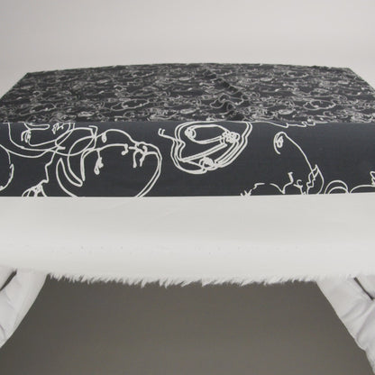 Mood Exclusive Black Candid Countenance Cotton Poplin
