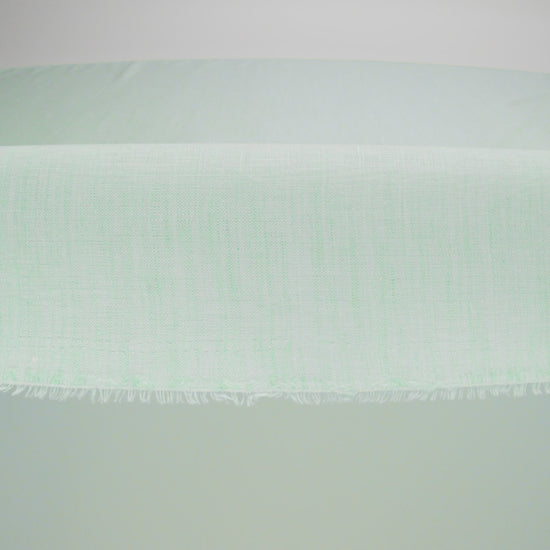 Lightweight Linen Chambray - Heathered Mint - Minerva Collection