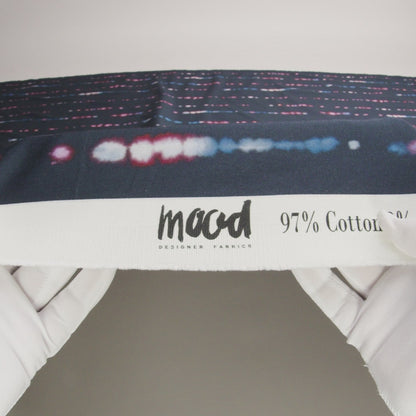Mood Exclusive Parisian Night Nebulous Luminescence Stretch Cotton Sateen