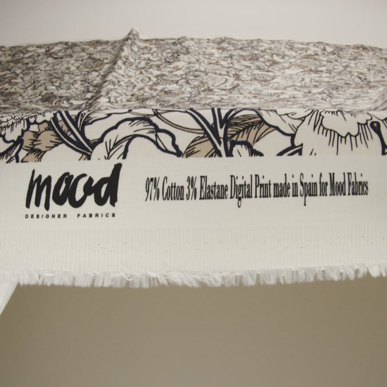 Mood Exclusive Achromic Aspirations Stretch Cotton Sateen