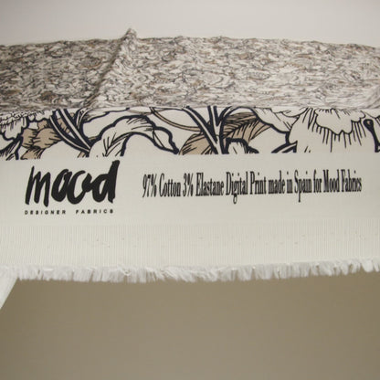 Mood Exclusive Achromic Aspirations Stretch Cotton Sateen