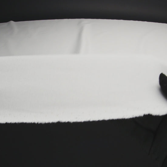 Organic Cotton Twill - White - Stratton Collection