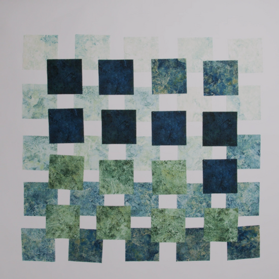 Stonehenge Quilting Cotton Chips 5" Square Precuts - Blue Planet - Gradations II Collection - Image 4 of 4