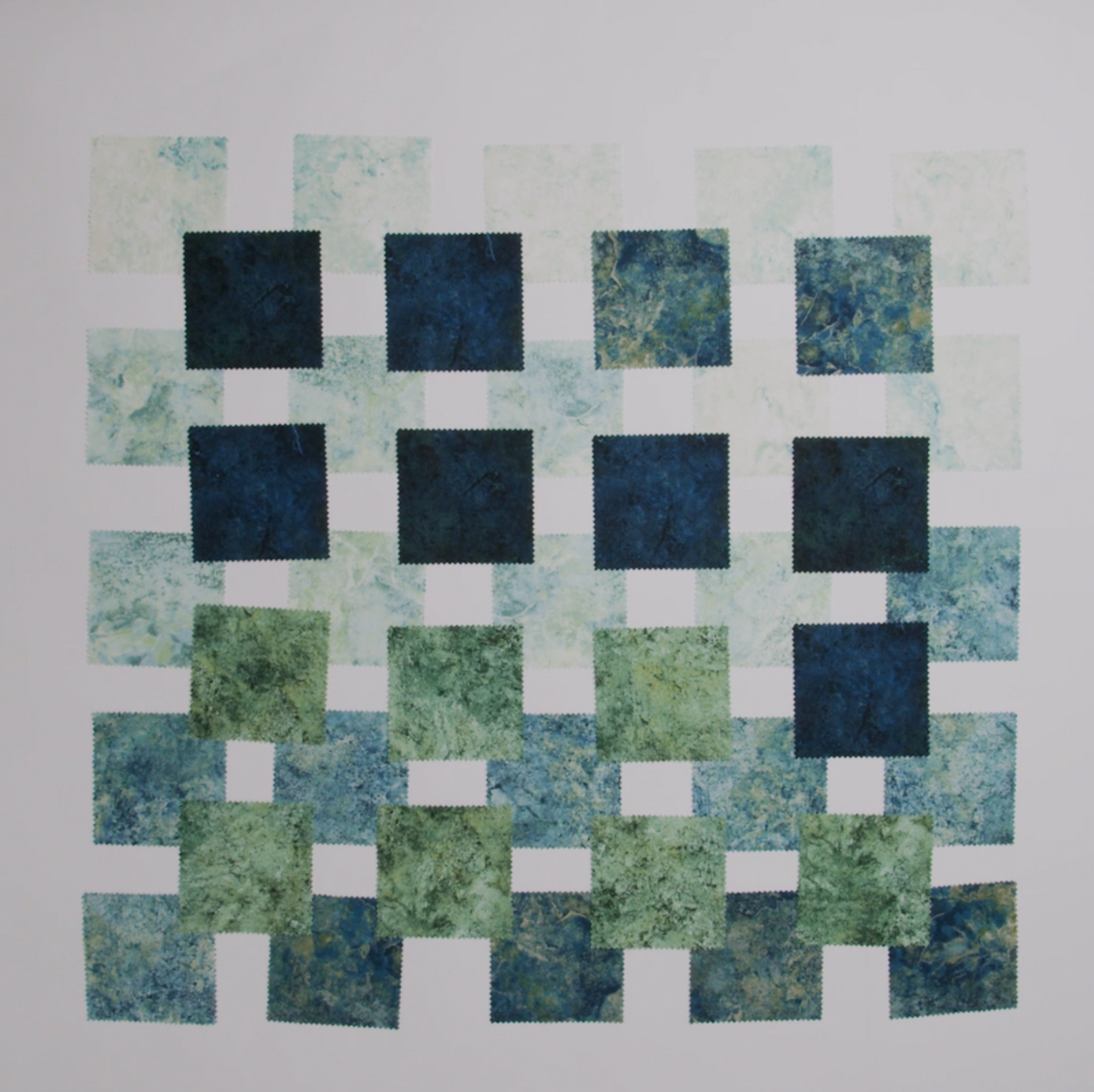 Stonehenge Quilting Cotton Chips 5" Square Precuts - Blue Planet - Gradations II Collection - Image 4 of 4