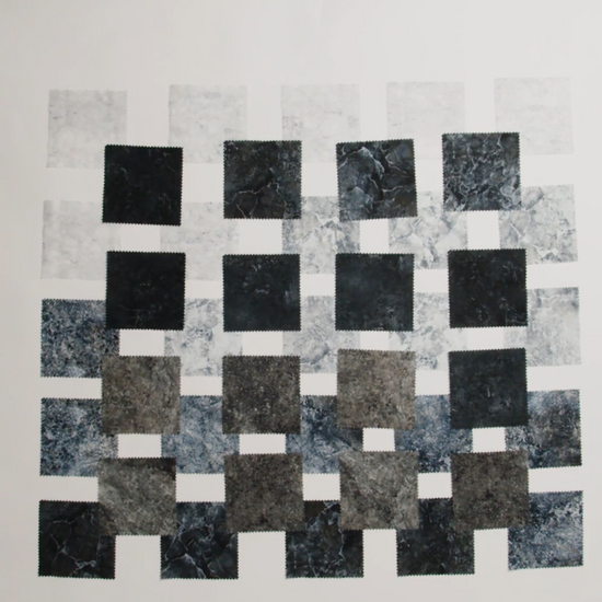 Stonehenge Quilting Cotton Chips 5" Square Precuts - Graphite - Gradations II Collection - Image 4 of 4