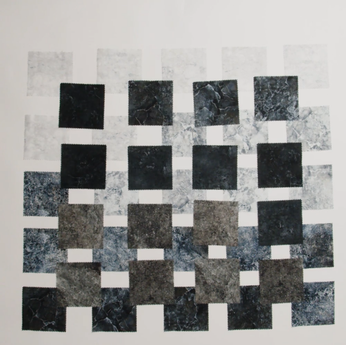 Stonehenge Quilting Cotton Chips 5" Square Precuts - Graphite - Gradations II Collection - Image 4 of 4