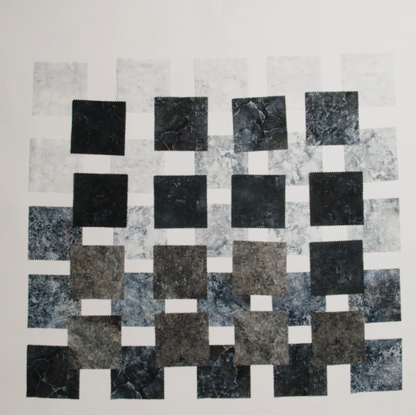 Stonehenge Quilting Cotton Chips 5" Square Precuts - Graphite - Gradations II Collection