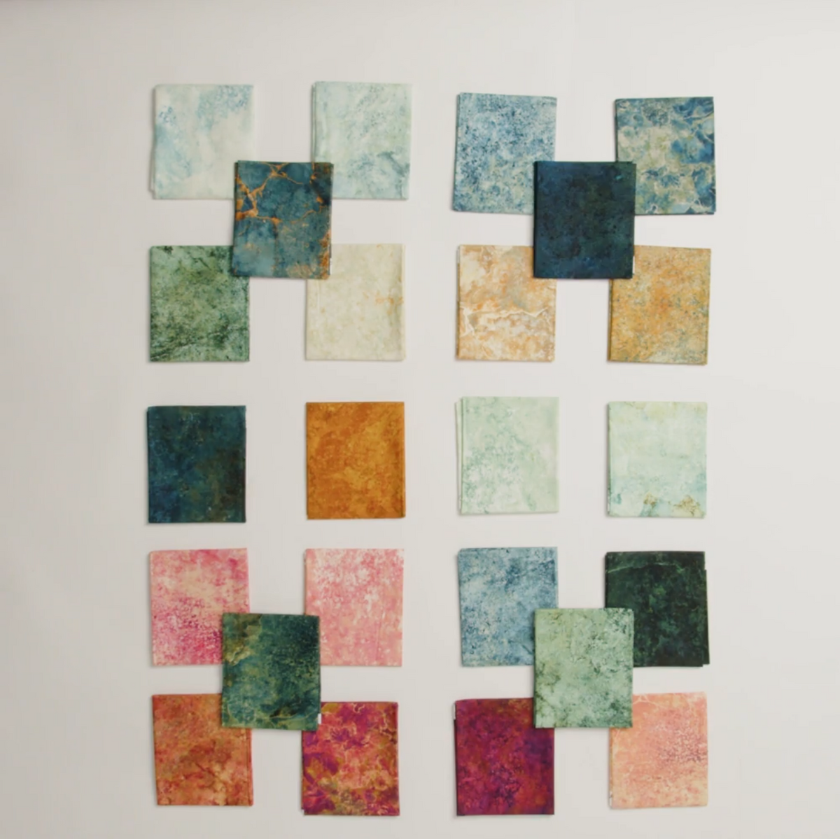 Stonehenge Quilting Cotton Fat Quarter Bundle Precuts - Gemstone 24pc - Multi Mixers Collection - Image 4 of 4