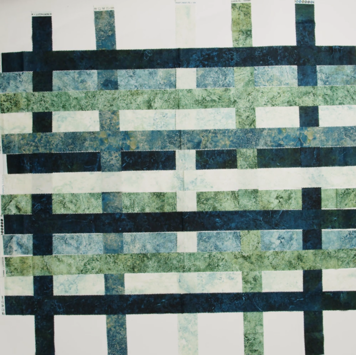 Stonehenge Quilting Cotton Strip Roll 2.5" Strip Precuts - Blue Planet - Gradations II Collection - Image 3 of 3