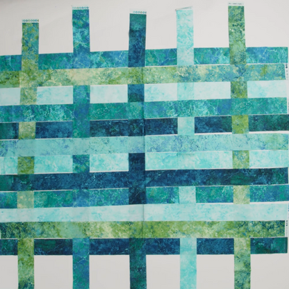 Stonehenge Quilting Cotton Strip Roll 2.5" Strip Precuts - Peacock - Gradations II Collection
