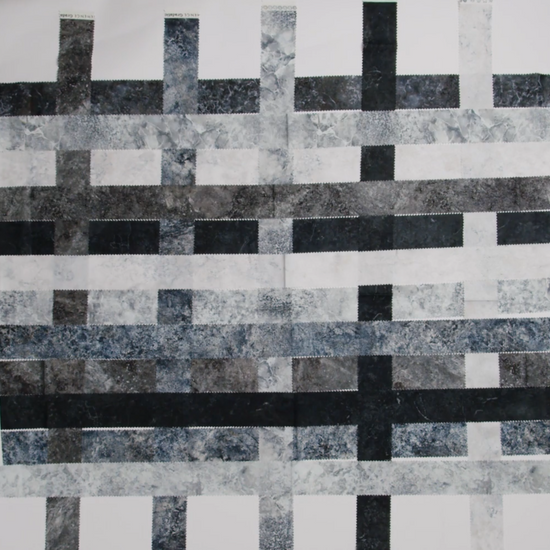 Stonehenge Quilting Cotton Strip Roll 2.5" Strip Precuts - Graphite - Gradations II Collection - Image 3 of 3