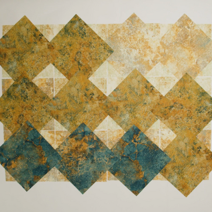 Stonehenge Quilting Cotton Tiles 10" Square Precuts - Oxidized Copper - Gradations II Collection