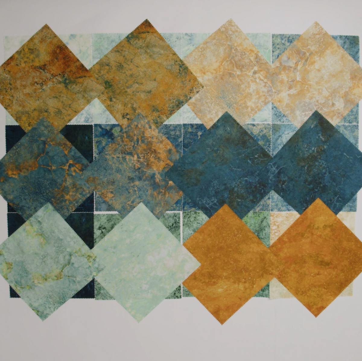 Stonehenge Quilting Cotton Tiles 10" Square Precuts - Gemstone - Gradations II Collection - Image 4 of 4