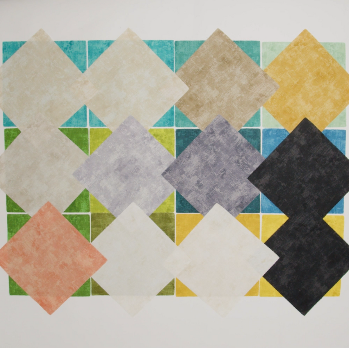 Northcott Quilting Cotton Tiles 10" Square Precuts - Multi - Canvas Collection - Image 4 of 4
