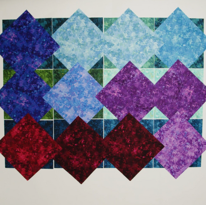 Northcott Quilting Cotton Tiles 10" Square Precuts - Multi - Chroma Collection