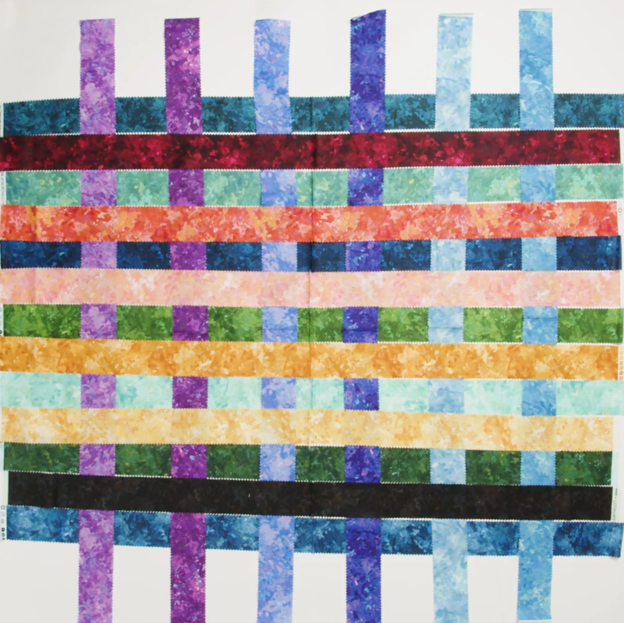 Northcott Quilting Cotton Strip Rolls 2.5" Strip Precuts - Multi - Chroma Collection