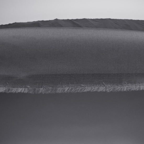 Polyester Taffeta - Plain Dyed Charcoal - Bellamy Collection - Image 6 of 6