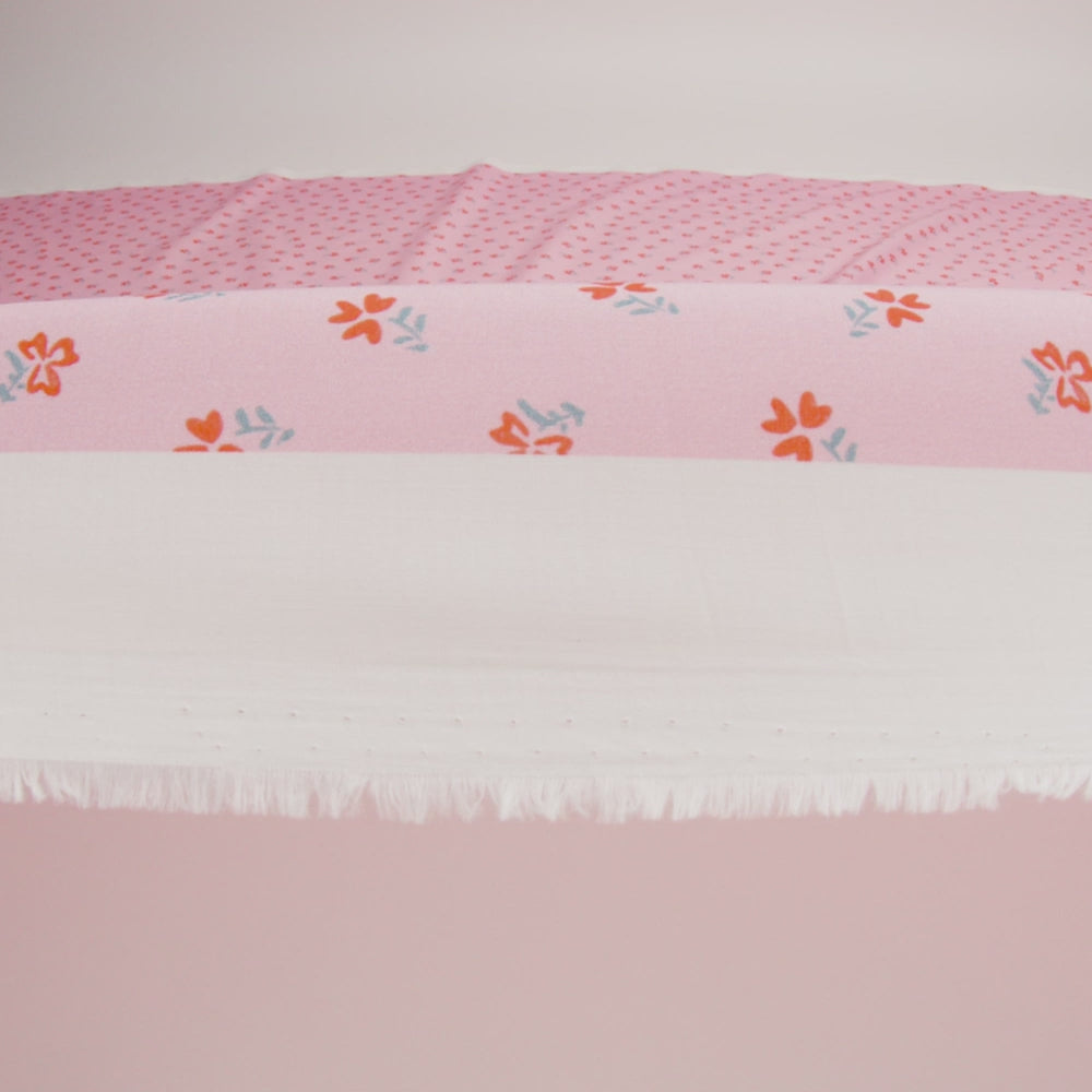 Cotton Voile Print - Pink and White Floral Ditsy - Mood Exclusive Sudden Sweetness - Image 6 of 6
