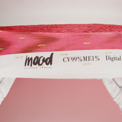 Mood Exclusive Love Divine Metallic Dotted Crinkled Viscose Crepe