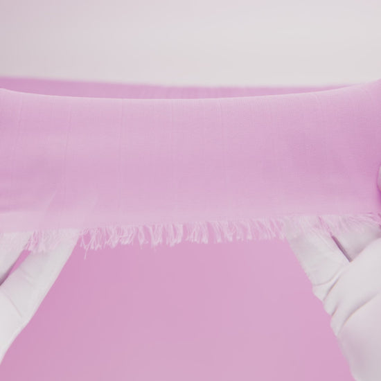 Accordion Pleated Chiffon - Almond Blossom - Etereo Collection