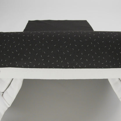 Printed Quilting Cotton by Ghazal Razavi for FIGO Studio - Black and Gray Dashes - Dusk Collection