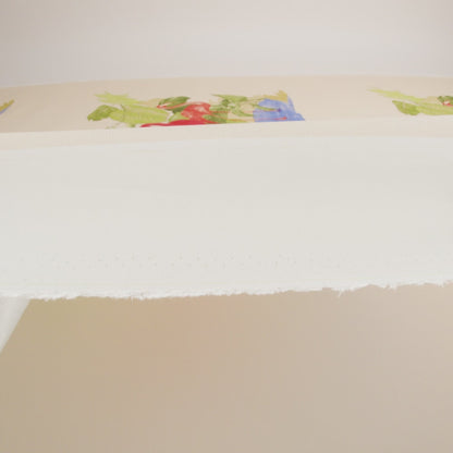 Sustainable Viscose Woven Print - Cream Flamingos and Leaves - Mood Exclusive Forever Everglades