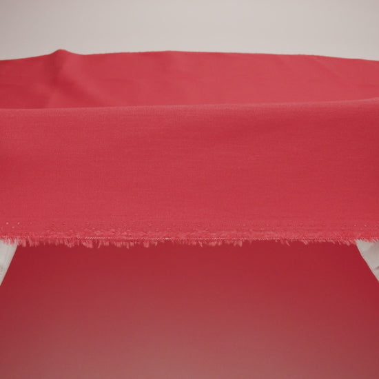 Stretch Linen Woven - Coral - Asturias Collection