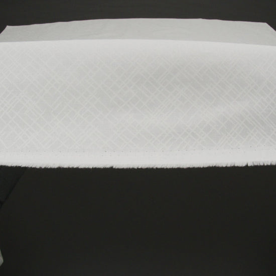 Printed Quilting Cotton by Patrick Lose for Northcott - White on White Open Weave - Basically Black & White Collection - Image 6 of 6