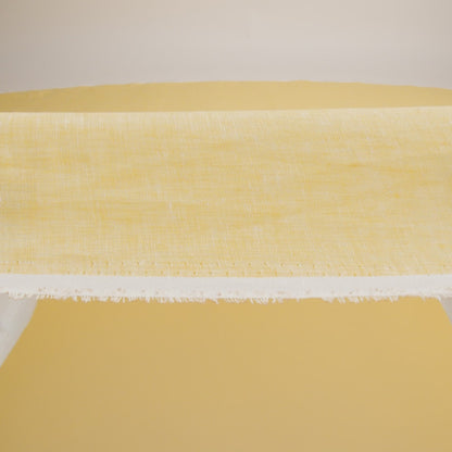 Lightweight Linen Chambray - Heathered Goldfinch - Minerva Collection