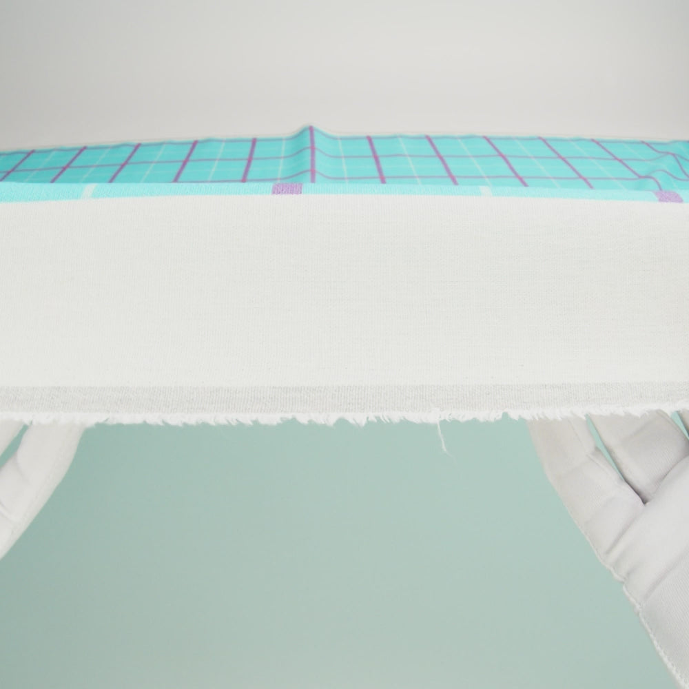 Linen and Rayon Woven Print - Turquoise and Purple Plaid - Mood Exclusive Guest List - Image 6 of 6