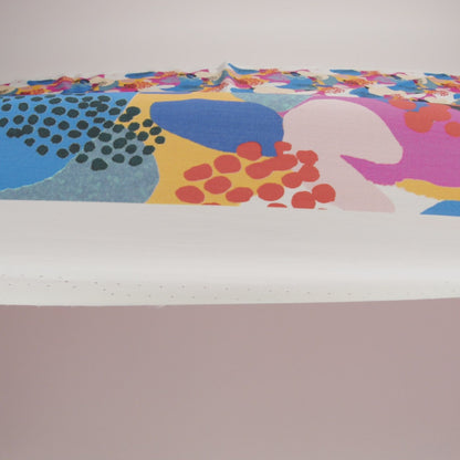 Cotton Poplin - Pink, Blue and Yellow Abstract - Etudier en Spontaneite Print - Mood Exclusive Avenable Collection