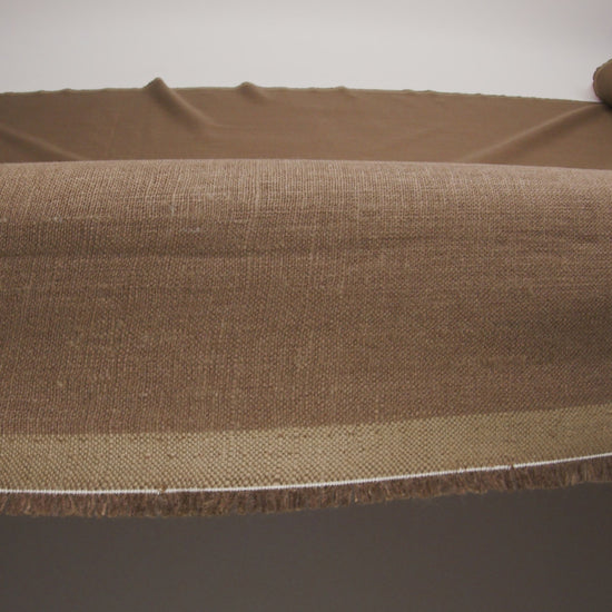 Medium Weight Linen Woven - Light Brown - Grasmere Collection