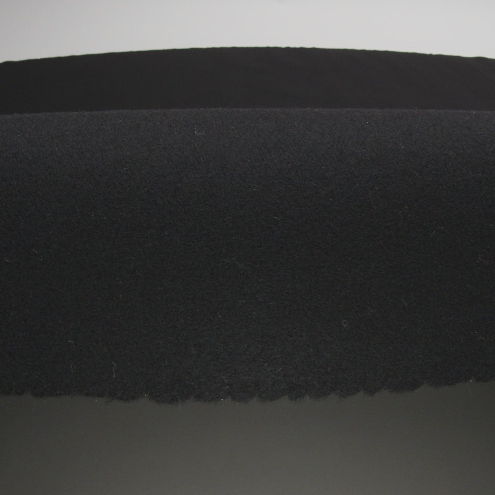 Balenciaga Italian Black Cashmere Double Cloth Twill Coating