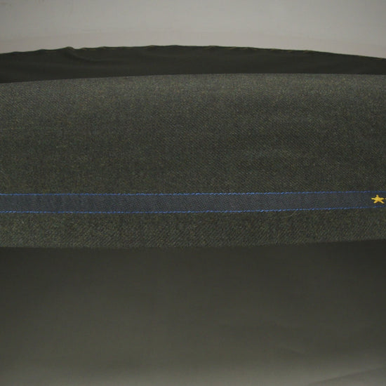 Brushed Virgin Wool Twill Made in Italy - Heathered Dark Forest Green