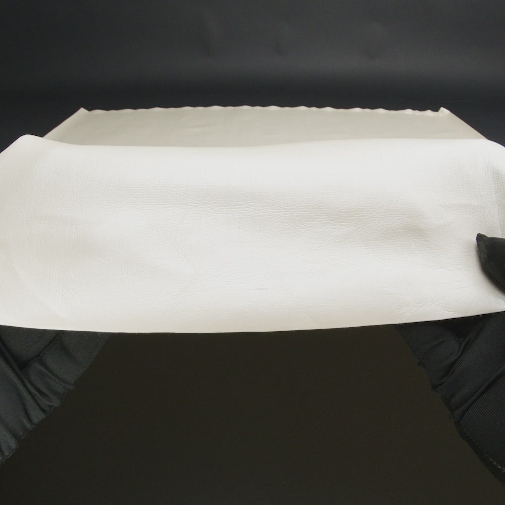 Pearlized Faux Leather - Bone - Mae Collection