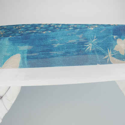 Mood Exclusive Indigo Quietly Cascades Viscose Chiffon