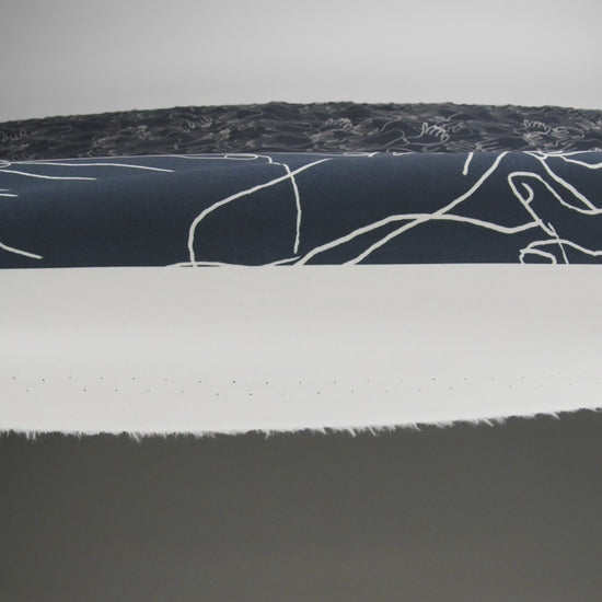 Mood Exclusive Dusty Navy Touch of Elegance Cotton Poplin