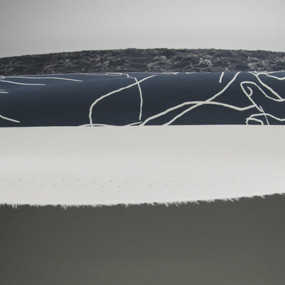Mood Exclusive Dusty Navy Touch of Elegance Cotton Poplin