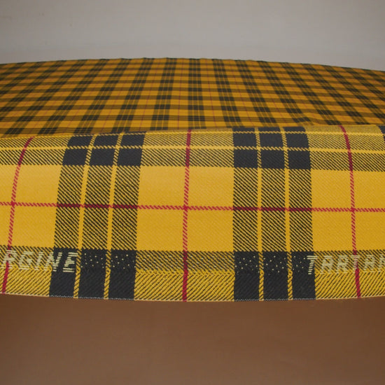 Virgin Wool Twill Made in Italy - Yellow, Black and Red Plaid