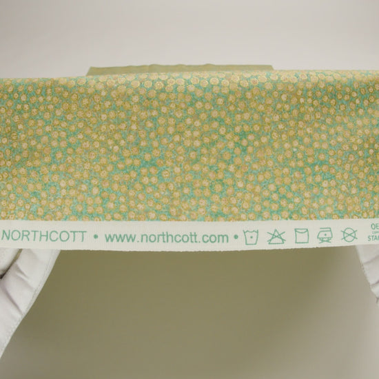 Metallic Printed Quilting Cotton by Northcott - Dawn Tiny Dots - Shimmer Collection