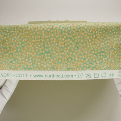 Metallic Printed Quilting Cotton by Northcott - Dawn Tiny Dots - Shimmer Collection